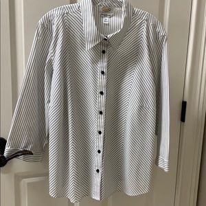 Talbots Striped Blouse